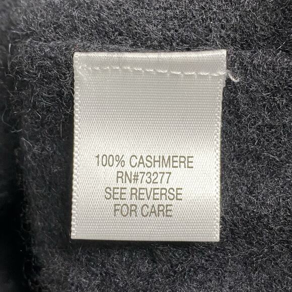 Apt 9 Sweater Womens L Black 100% Cashmere Pullover Round Neck Minimalist - Picture 3 of 8